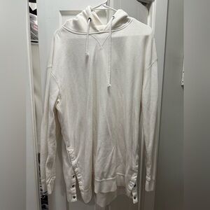 Abercrombie & Fitch White Sweatshirt Hoodie